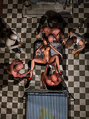 His erect cock slapped gently on her face - Lost bet (Petra helps the elderly) by Supafly