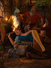 Seven dwarf gangbang - Mystery gang by Tab109