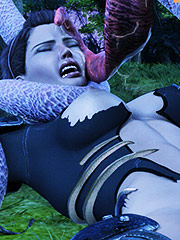 Her holes licked by monsters - Elven Desires (Distress Signal 3) by Jared999d